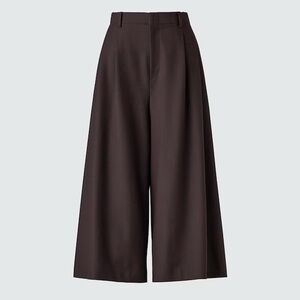 Uniqlo Women's Wide Leg Dark Brown Culottes